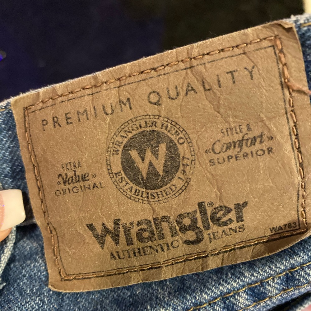 Vintage Wrangler Mom/Dad Jean Shorts - Picture 5 of 7